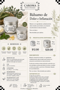 Balsamo para Dolor e Inflamación.