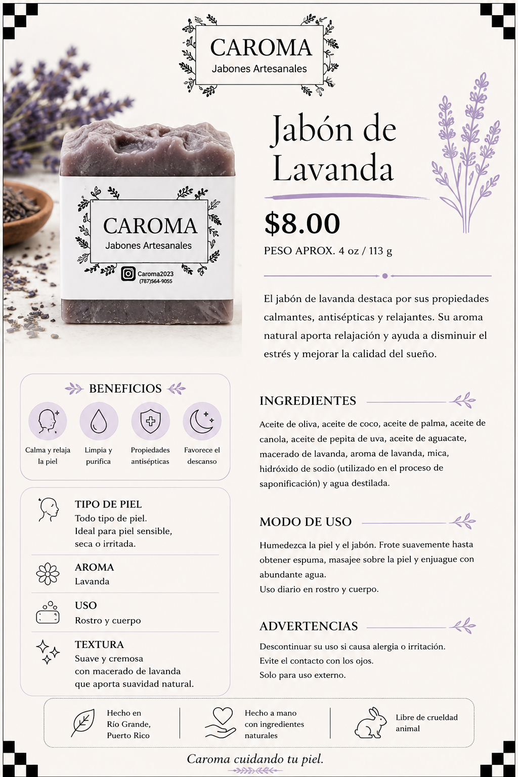 Jabon de Lavanda