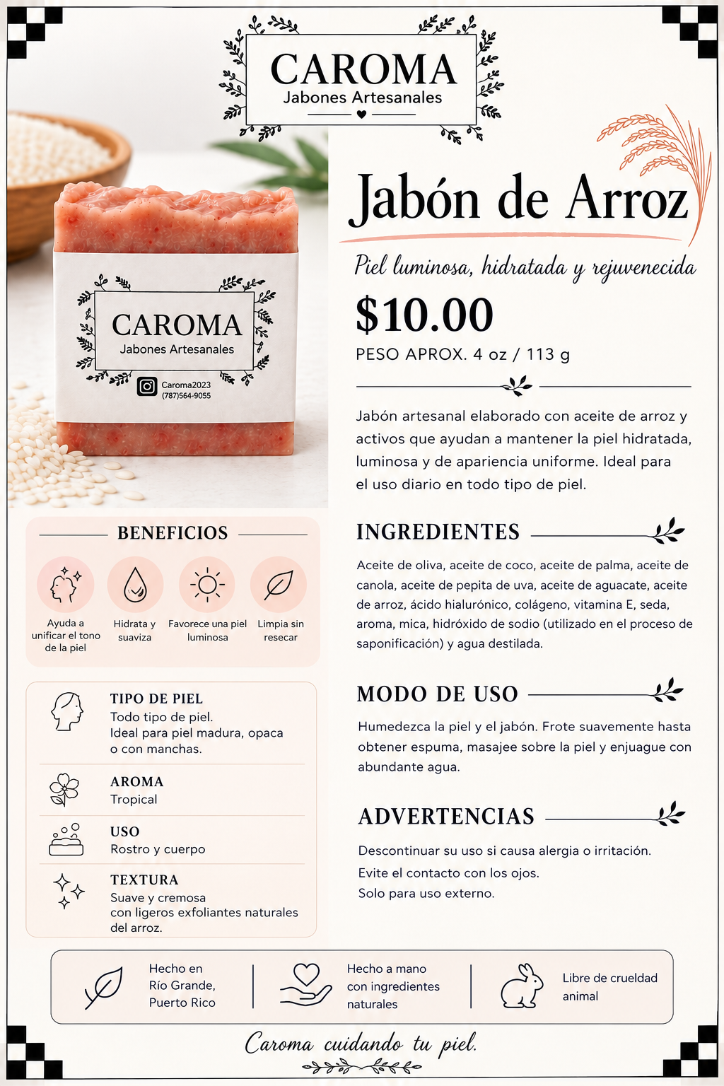 Jabon de Arroz